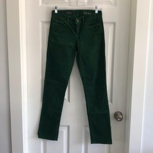 Green Jcrew Corduroy pants